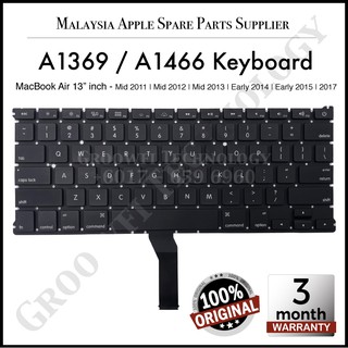 New Apple Original Macbook Air 13 Inch A1369 A1466 11 12 13 14 15 17 Us Version Keyboard Replacement Shopee Malaysia