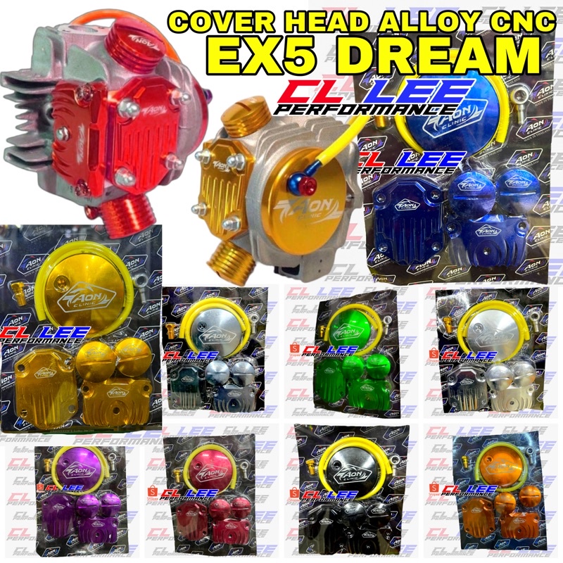1 Set Cover Head CNC Alloy EX5 DREAM WAVE100 DREAM WAVE 100 EX5 CLASS 1