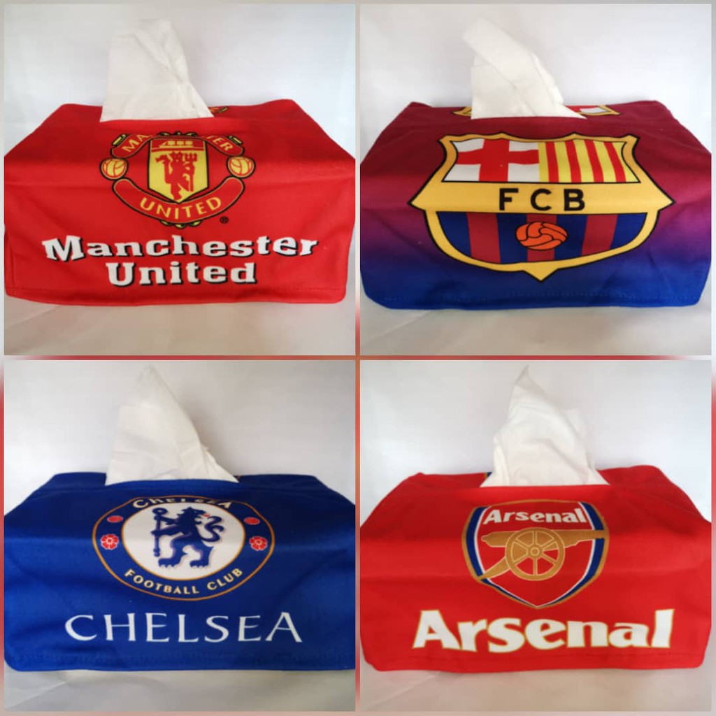 Ready stock ! Arsenal Man United Barcelona Chelsea tissue ...