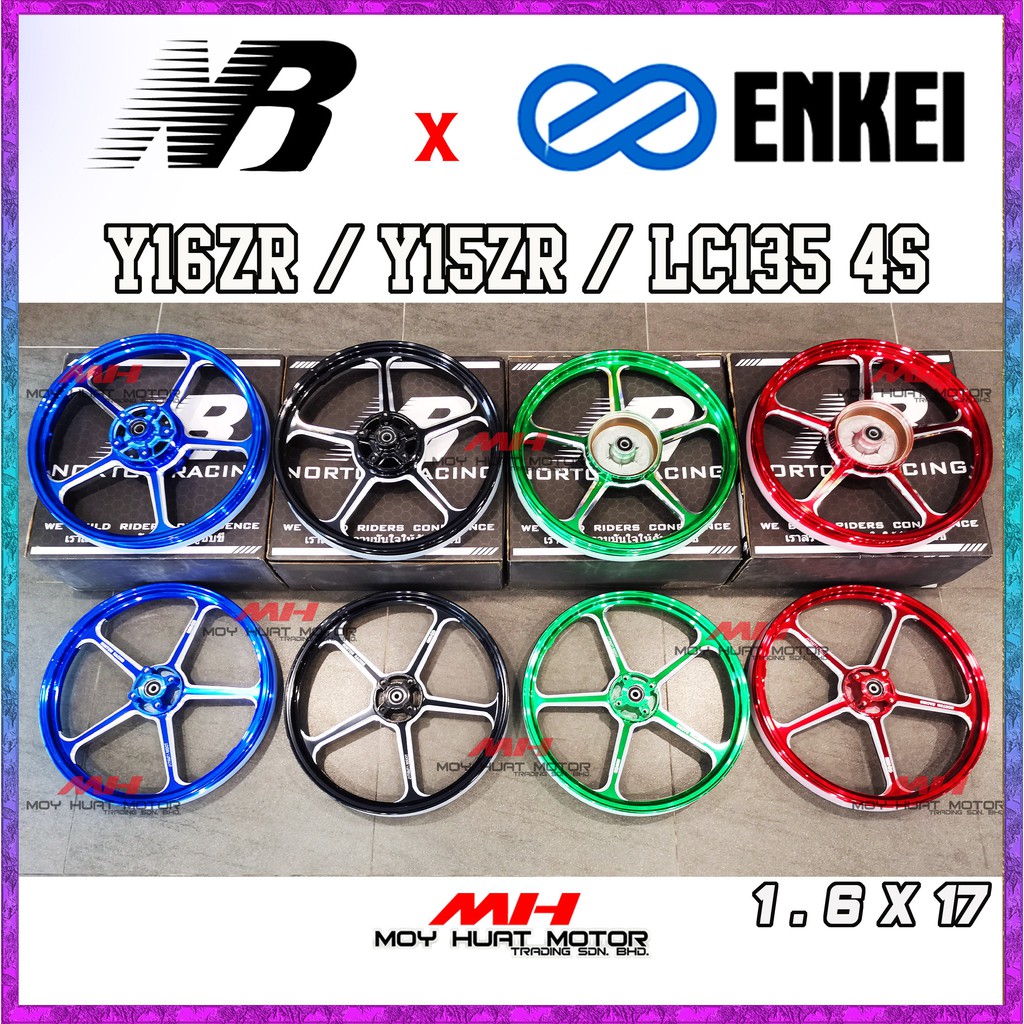 🔥NEW🔥 ENKEI SPORT RIM 505 / NR SPORTRIM / YAMAHA Y16ZR Y15ZR LC135 4S