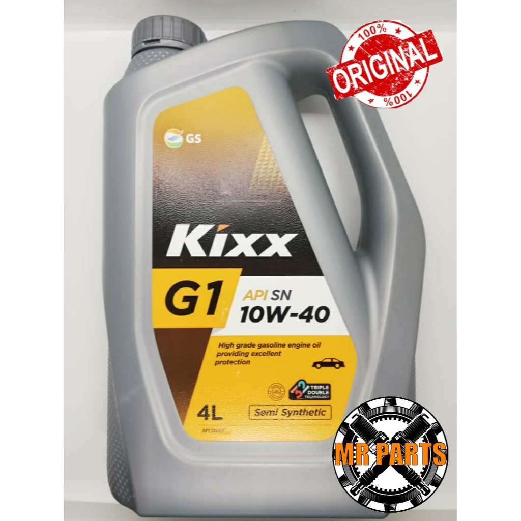 ENGINE OIL KIXX G1 10W40 SEMI SYNTHENTIC SN 4 LITER Shopee Malaysia