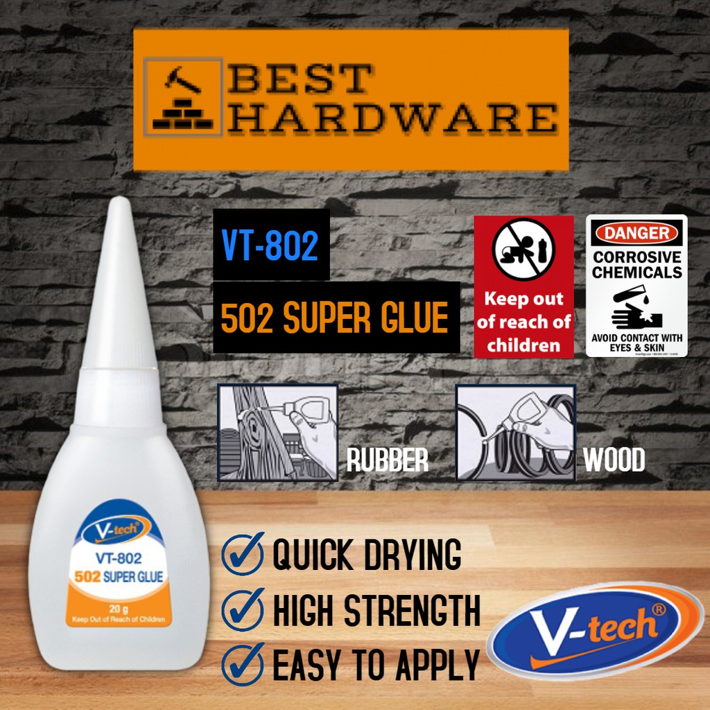 502 Super Glue Vt 802 20g Shopee Malaysia