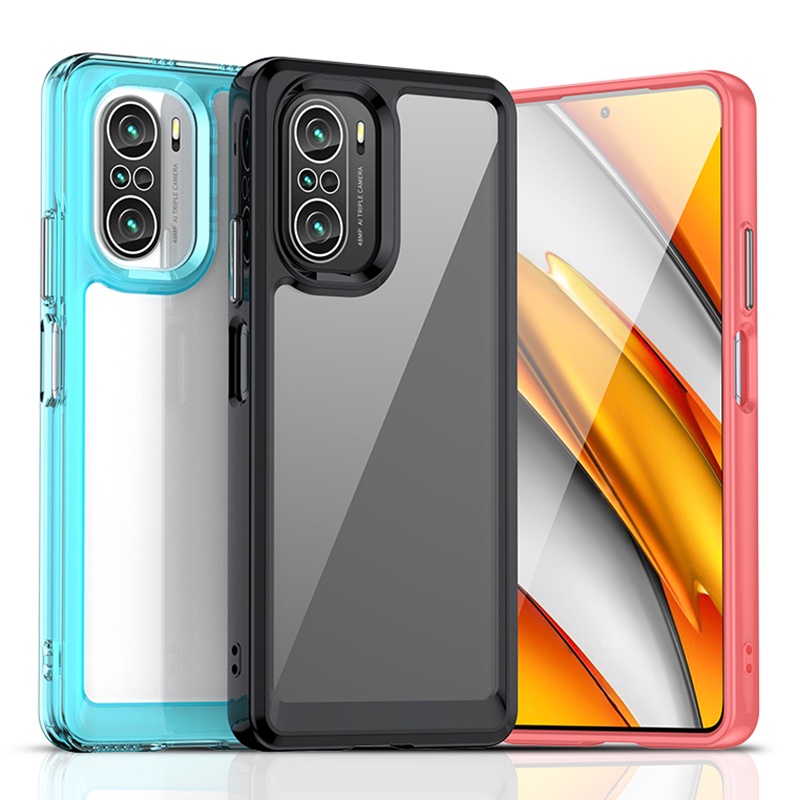 Dhongf Custodia Xiaomi Poco F3 Adatto per Xiaomi Poco F3 Cover silicone Antiurto Morbido Super leggero Bumper per Xiaomi Poco F3 Polvere viola