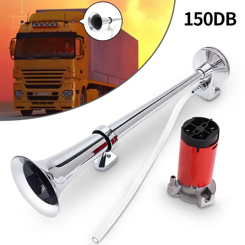 Train Horn Kit For Trucks 12V 150dB Single Trumpet Car Air, 48% OFF