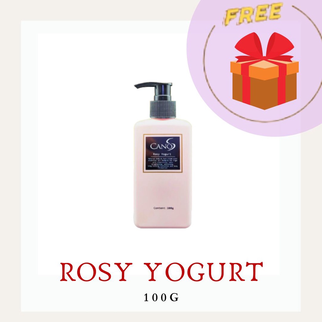 🔥Ready stock + free gift🔥 Canos Rosy yogurt 100G Shopee Malaysia