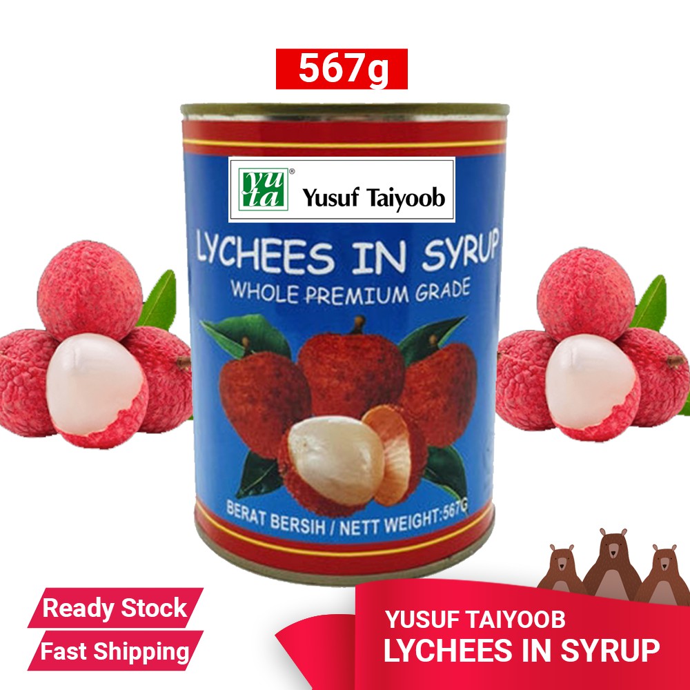 Lychee Canned In Syrup Jumbo Size Yusuf Taiyoob Buah Laici Saiz Jumbo 567g Ready Stock 2026