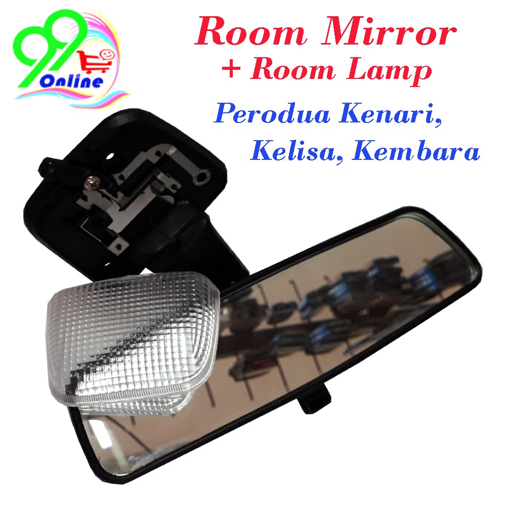 Perodua Kenari, Kelisa, Kembara Room Mirror ( Black 