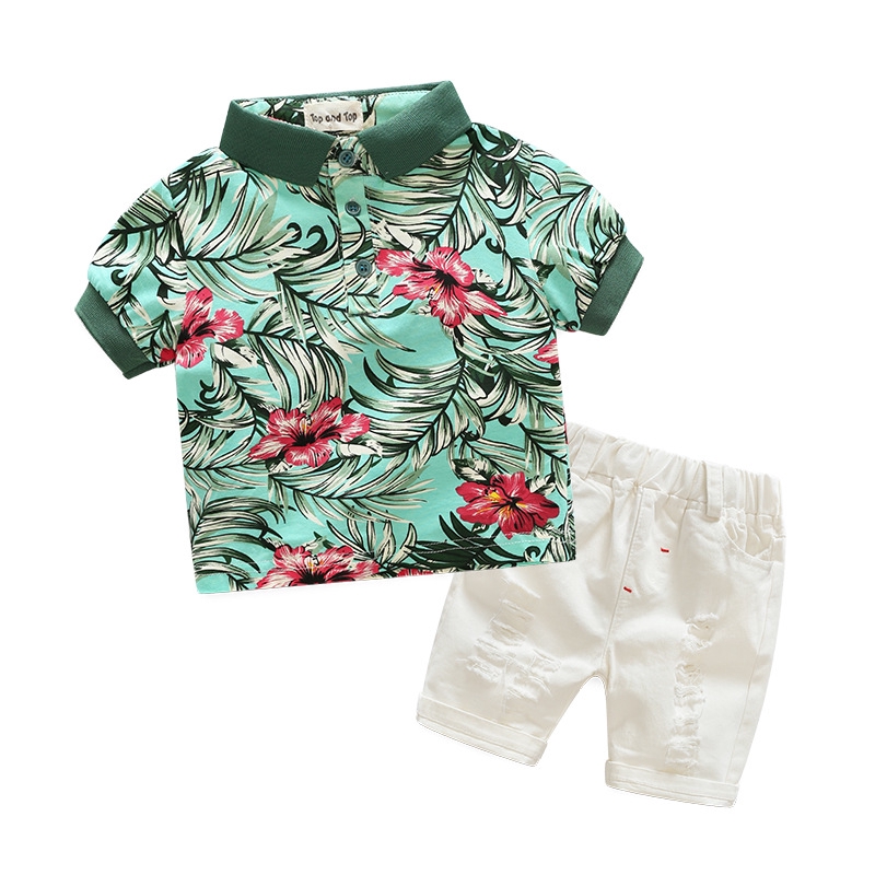 baby boy floral shirt