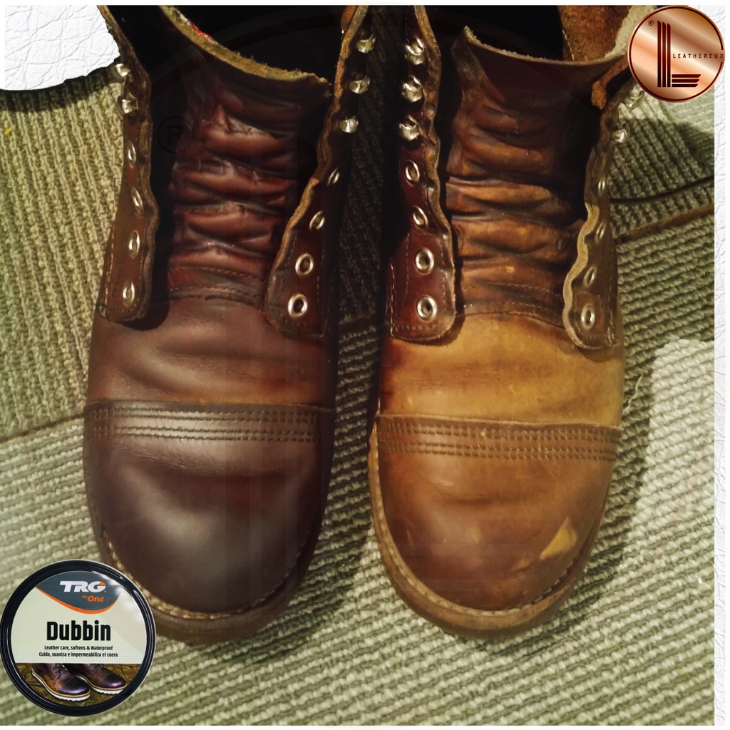 leather boot dubbin