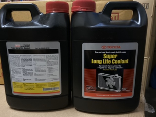 ORIGINAL TOYOTA SUPER LONG LIFE COOLANT（PRE-MIXED ANTI-RUST  ANTI-FREEZE）SPECIALLY FORMULATED BY TOYOTA VEHICLES 1-Litre