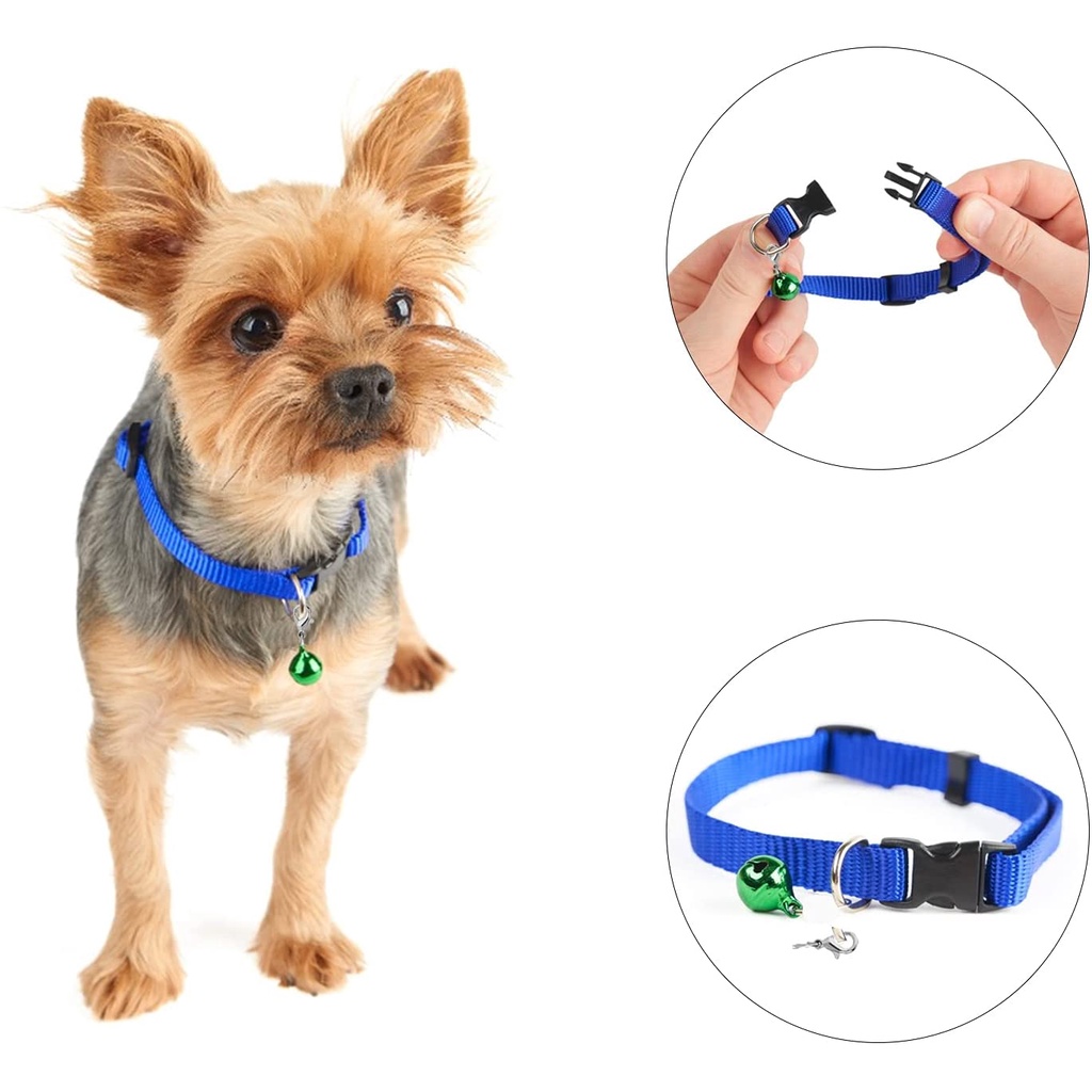 Multi Quality Cat Dog Collar Bells,Jingle Bell Collar,Dog Charms,Colourful Pet Small Bells Clasps,Pet Acces Essential... - Image 4