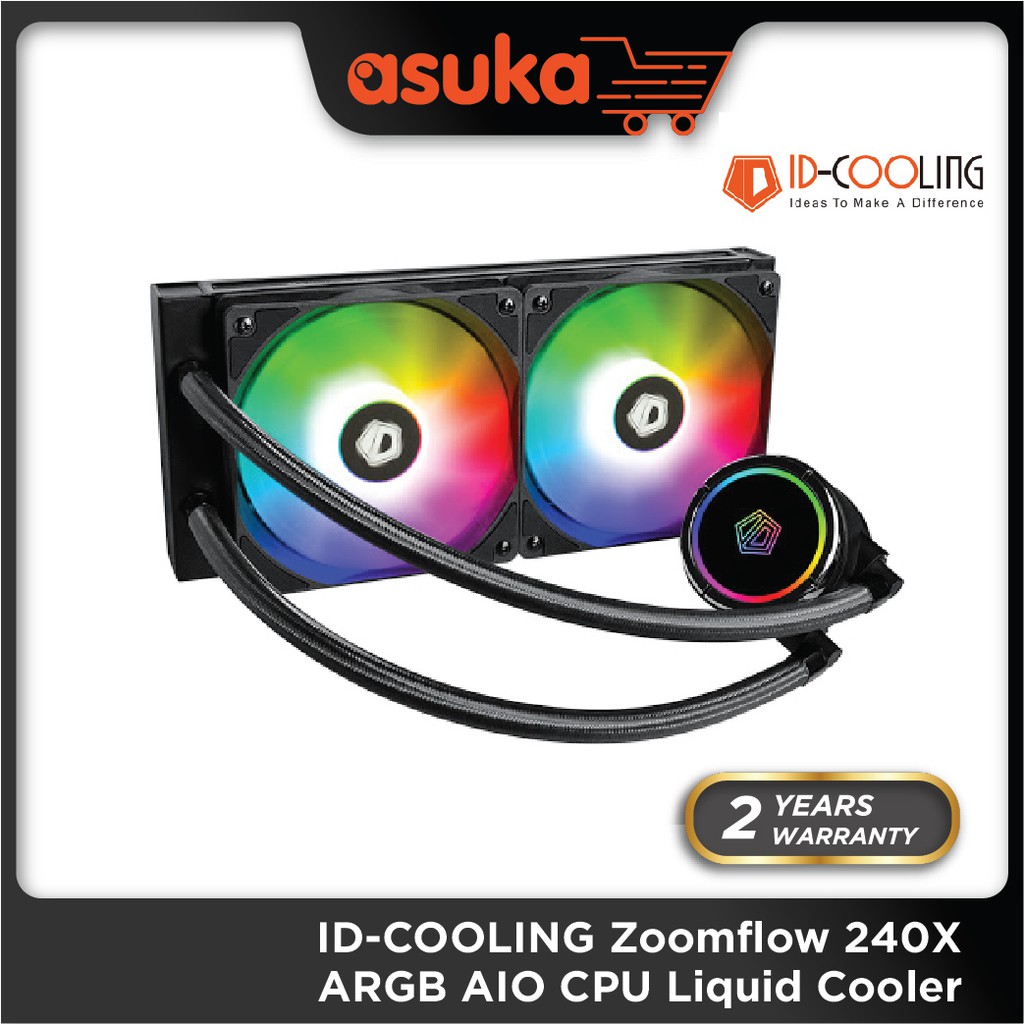 ID-COOLING ZOOMFLOW 240X ARGB AIO CPU Liquid Cooler
