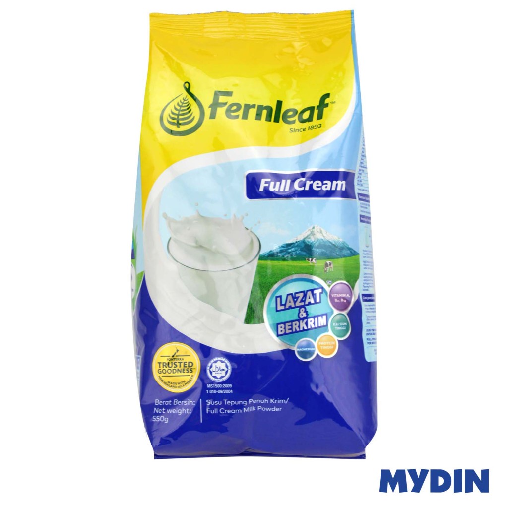 Fernleaf Full Cream Milk Powder (550g) Shopee Malaysia