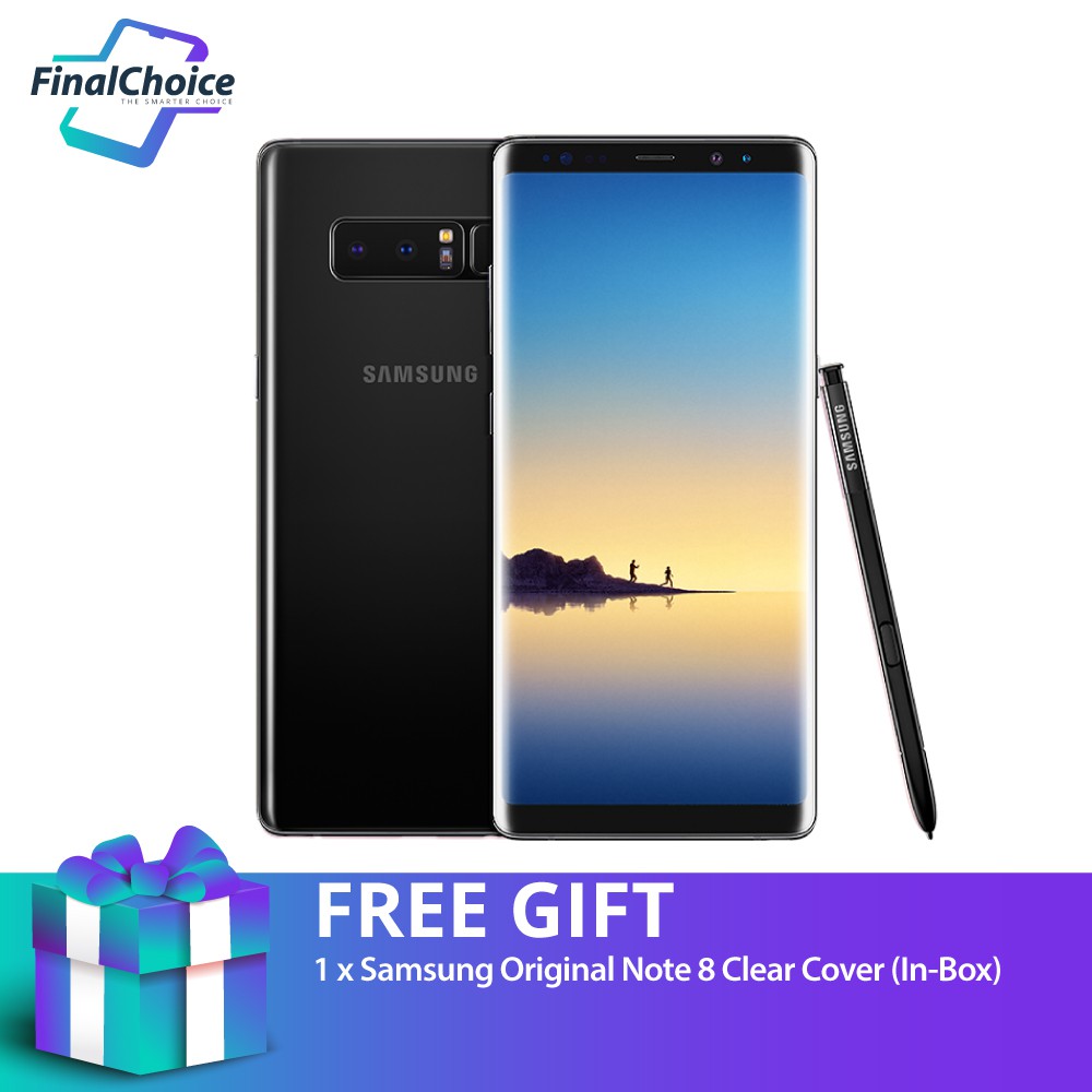 Free Gift Samsung Galaxy Note 8 N950f 6gb 64gb Original Malaysia Warranty Shopee Malaysia