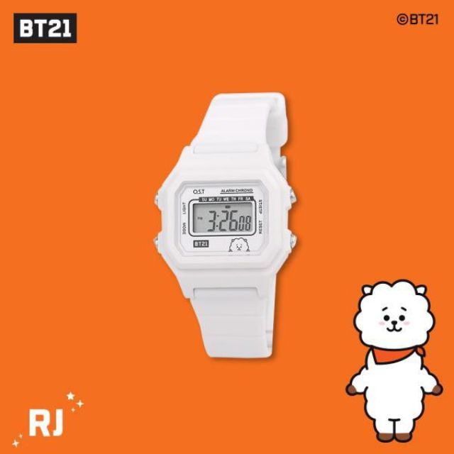 bt21 ost digital watch