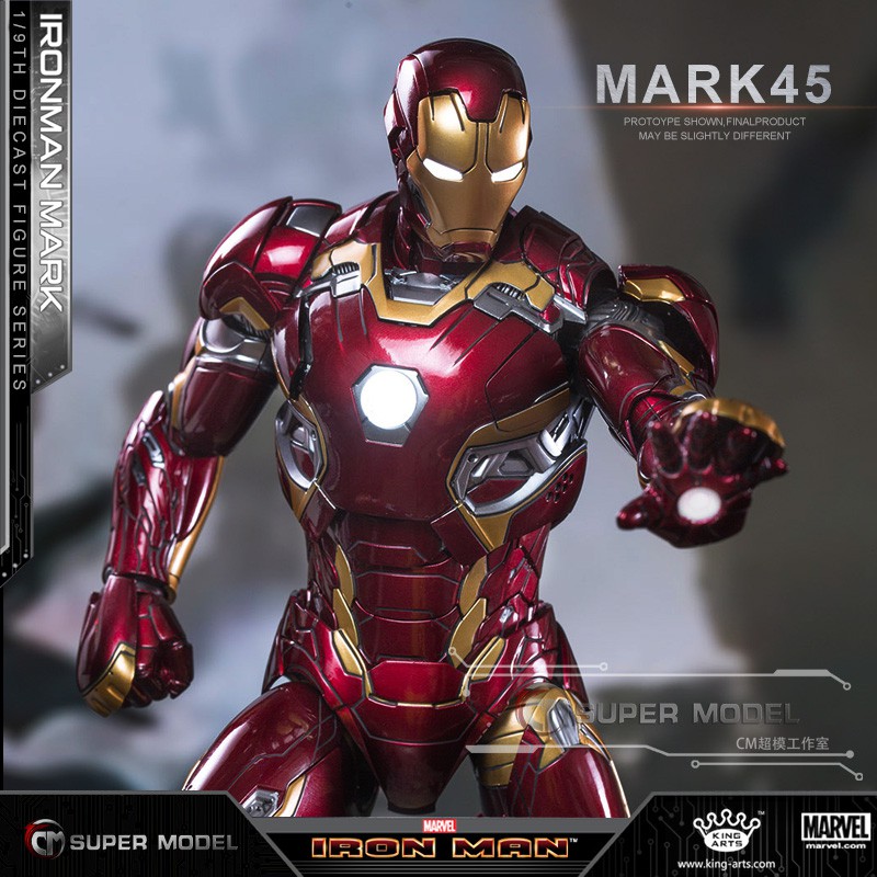 iron man metal figure