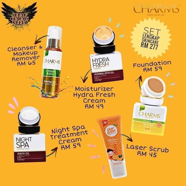 set charms skincare
