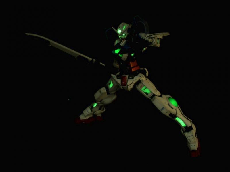 Gundam model fluorescent sticker high brightness luminous paste decal 10*15cm 