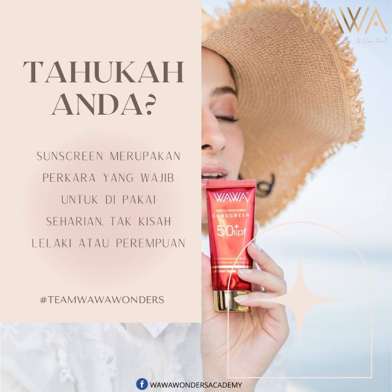 Sunscreen by Wawa Zainal