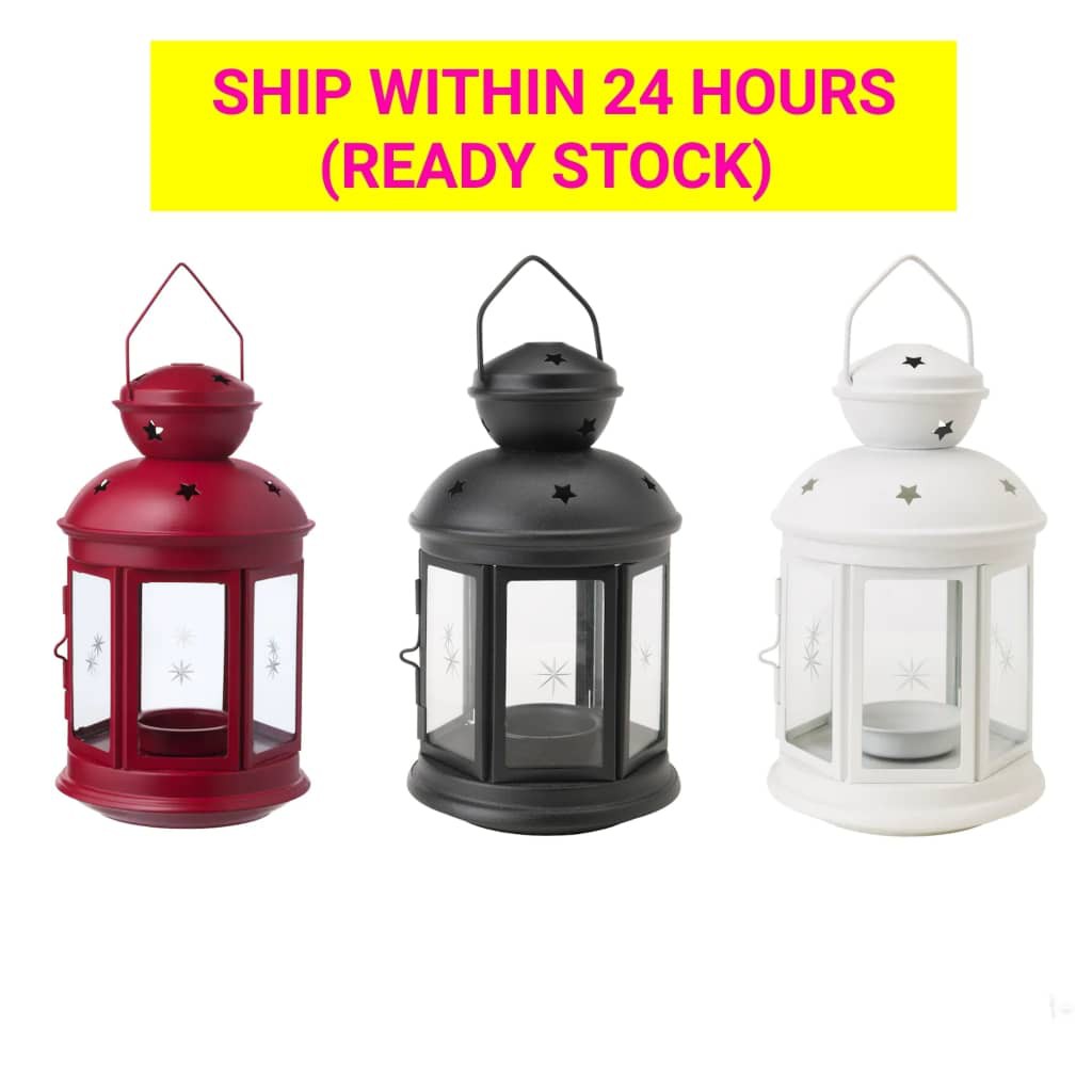 Ikea Vinterfest Rotera Lantern For Tealight Shopee Malaysia