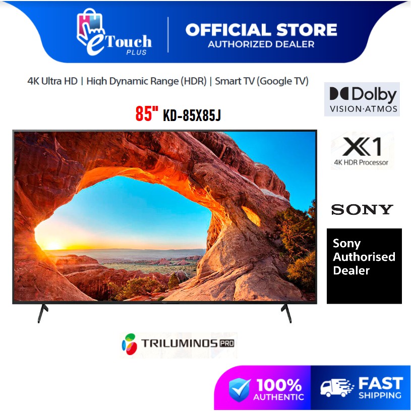 Sony 4K Ultra HD LED Smart Google Android TV (85") KD-85X85J