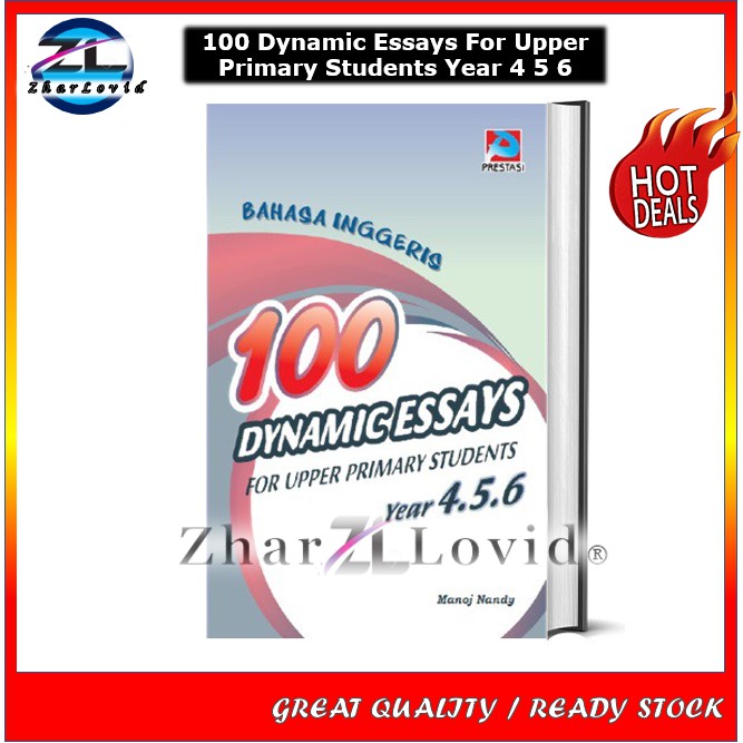 Buku 100 Dynamic Essays For Upper Primary Students Year 4 5 6 Karangan Sekolah Rendah Tahun English Tahap Upsr Darjah Shopee Malaysia