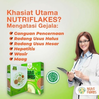 Save Package! 2 BOX nutriflakes cereal umbi Garut Healthy diet cereal nutriflakes Overcoming Stomach And Other Stomach Problems