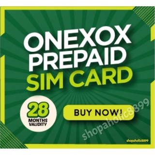 [FREE KREDIT RM15] XOX ONEXOX 28 MONTHS VALIDITY PREPAID SIMKAD NEW RANDOM NUMBER (FREE 500MB DATA)