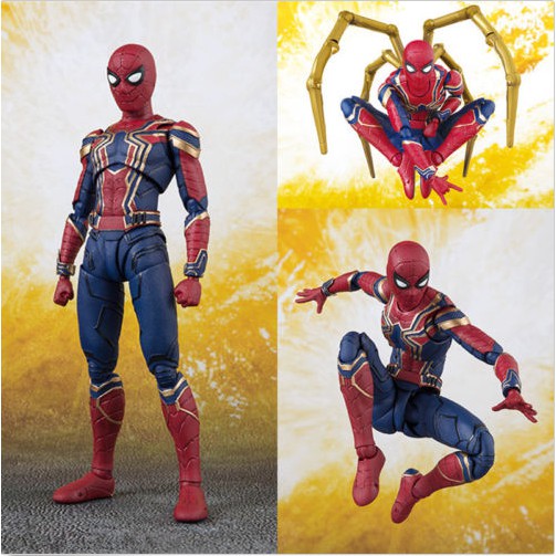 sh figuarts spiderman iron spider