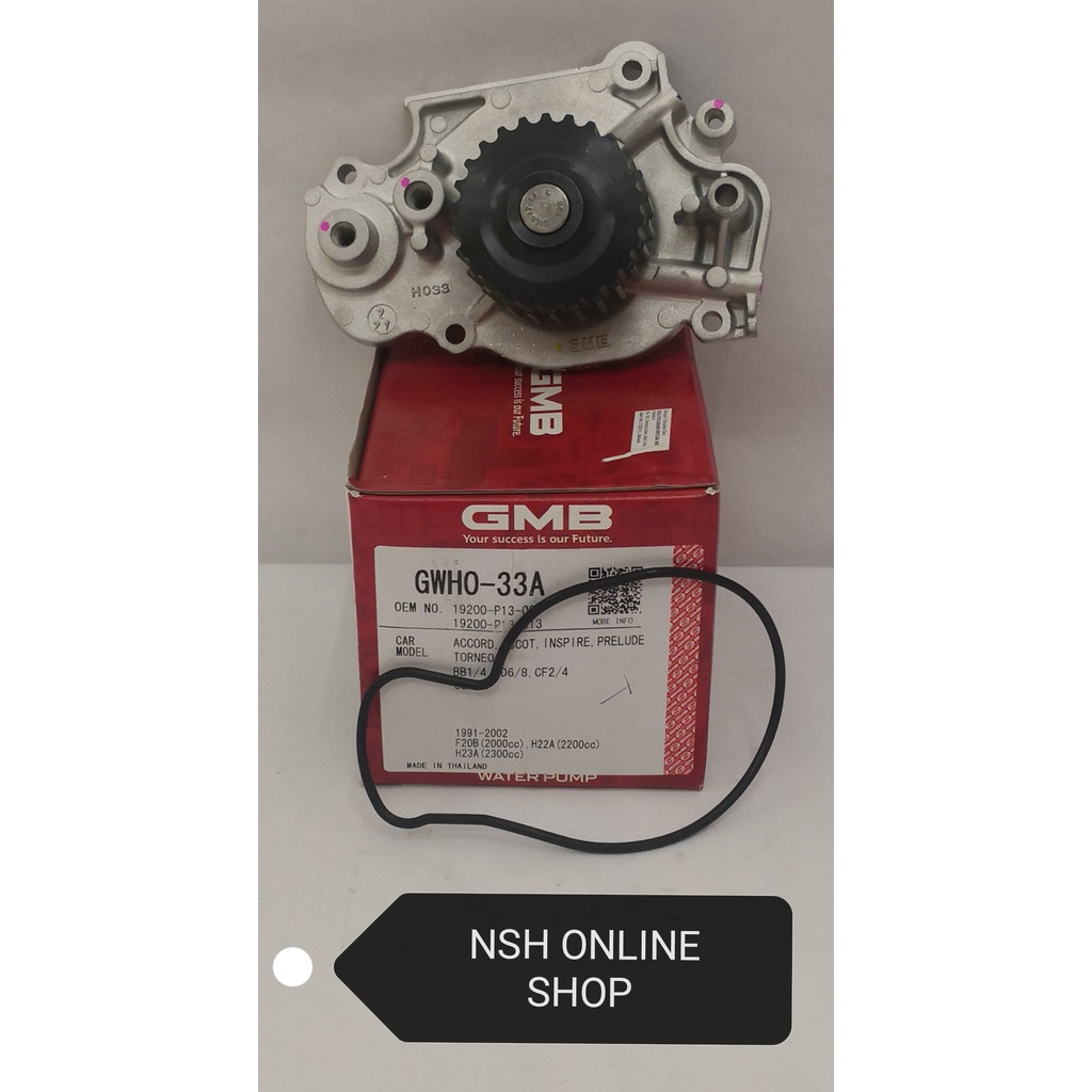Water Pump (100 GMB) for Honda Prelude SSO 2.2 H22A Twin Cam VTEC (GWHO33A) Shopee Malaysia