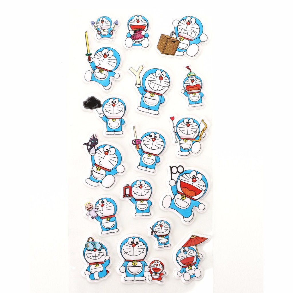  ORIGINAL DORAEMON  Puffy Sticker  100 Expo 4 FAST 