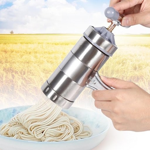 Stainless Steel Manual Pasta Hand Pressure Noodle Maker Machine