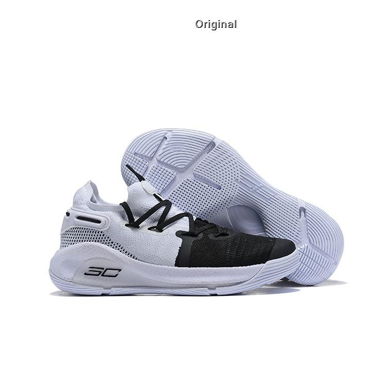 curry 6 white and black