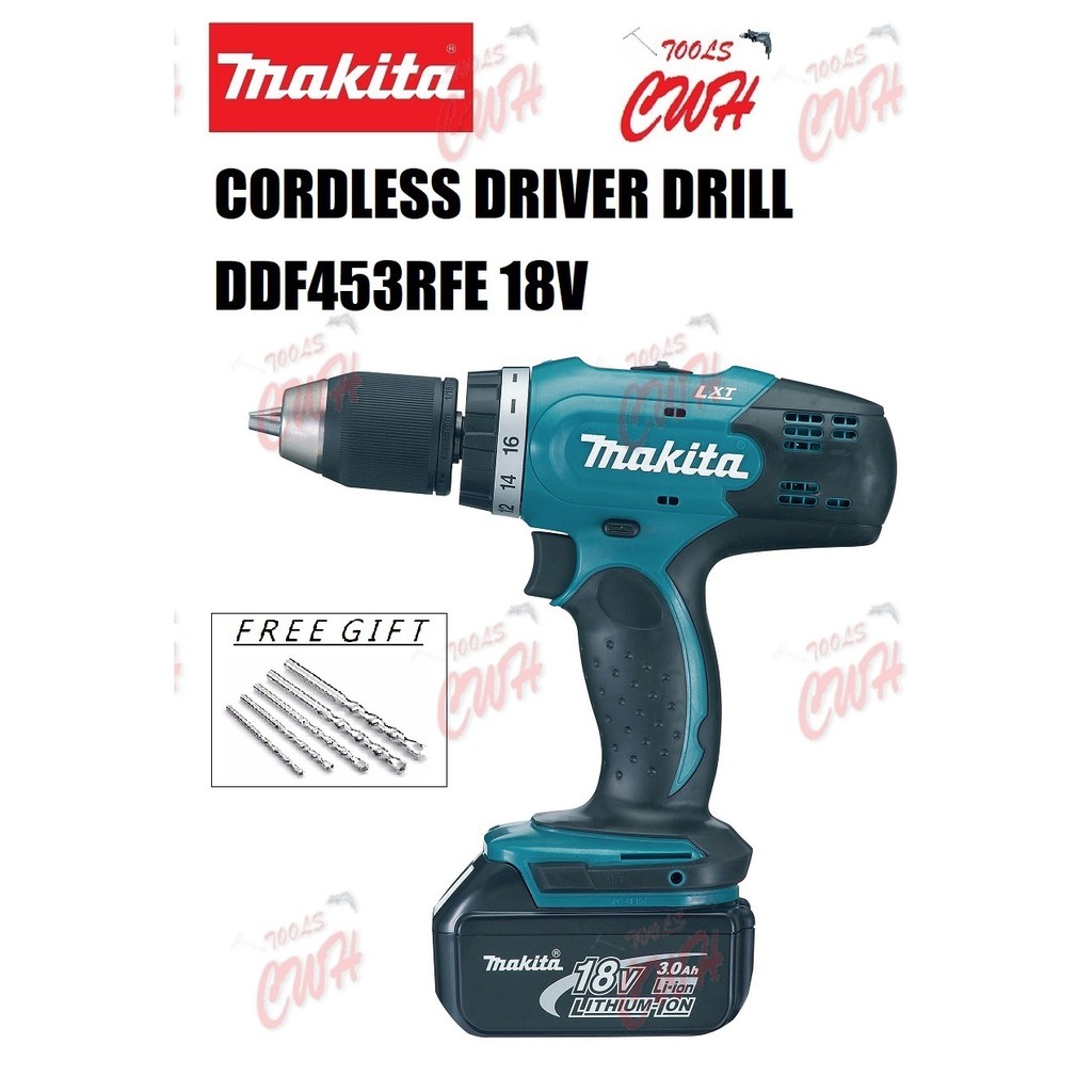 MAKITA DDF453 13MM (1/2”) 18V CORDLESS DRILL DRIVER SCREWDRIVER DDF453Z