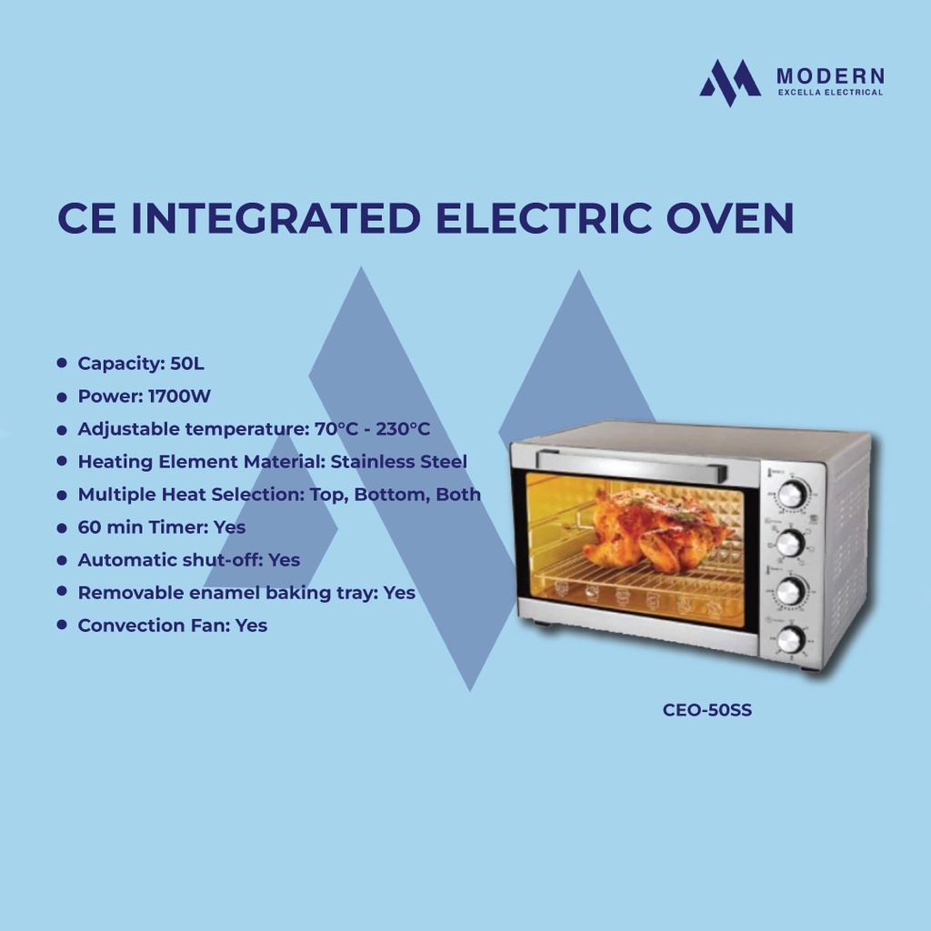 CE Integrated Electric Oven (CEO50SS) Shopee Malaysia