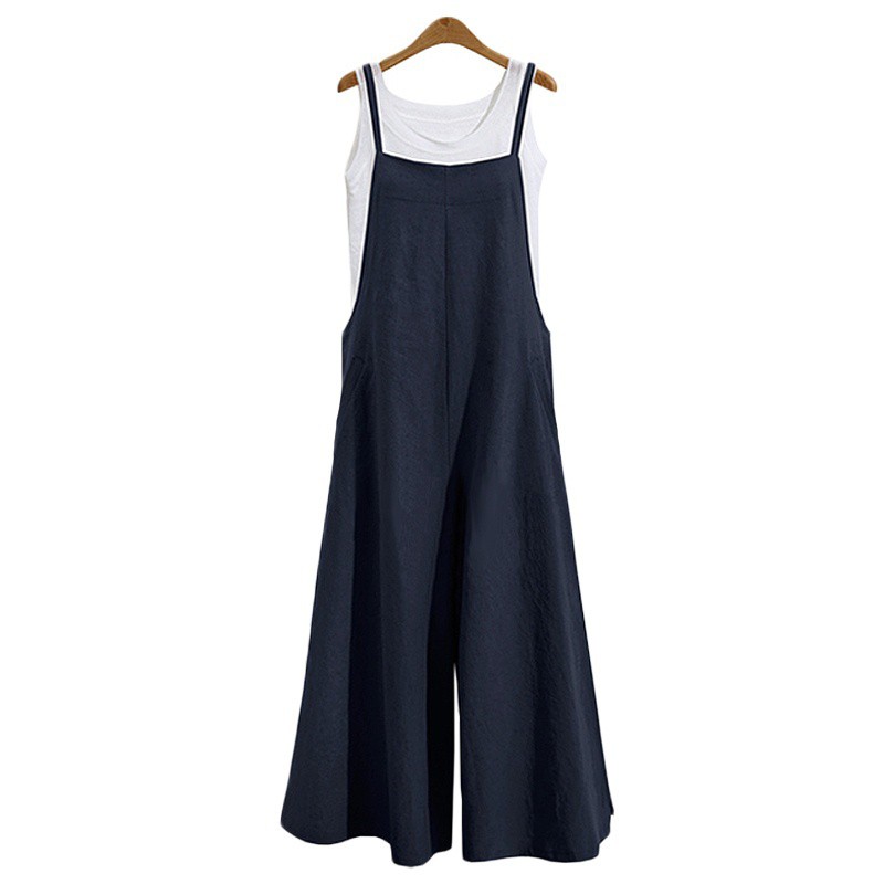 linen wide leg jumpsuit