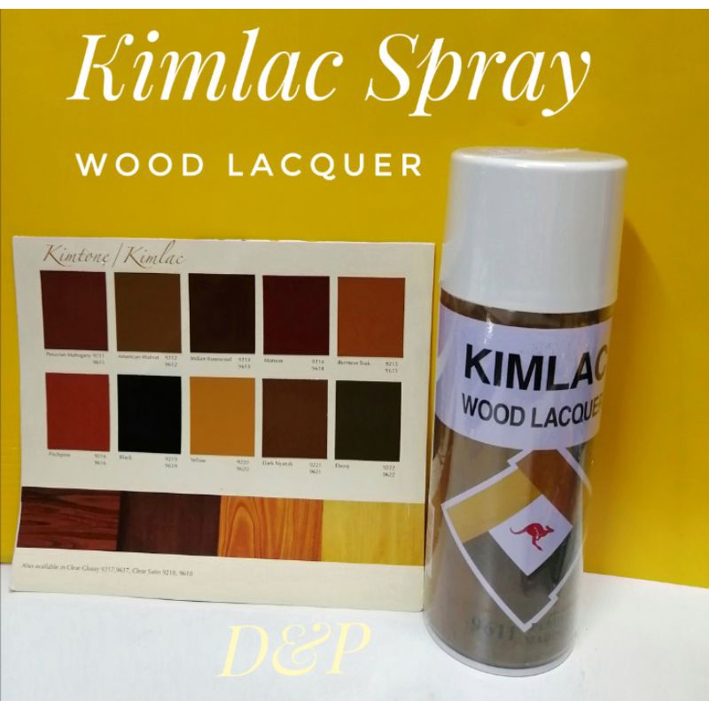 Kimlac Wood Lacquer Spray Wood Shellac Wood Spray Paint Shopee Malaysia