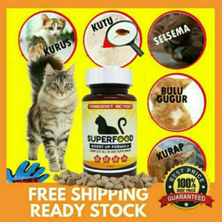 SUPERFOOD VITAMIN KUCING CAT BOOSTER CAT VITAMIN  Shopee Malaysia