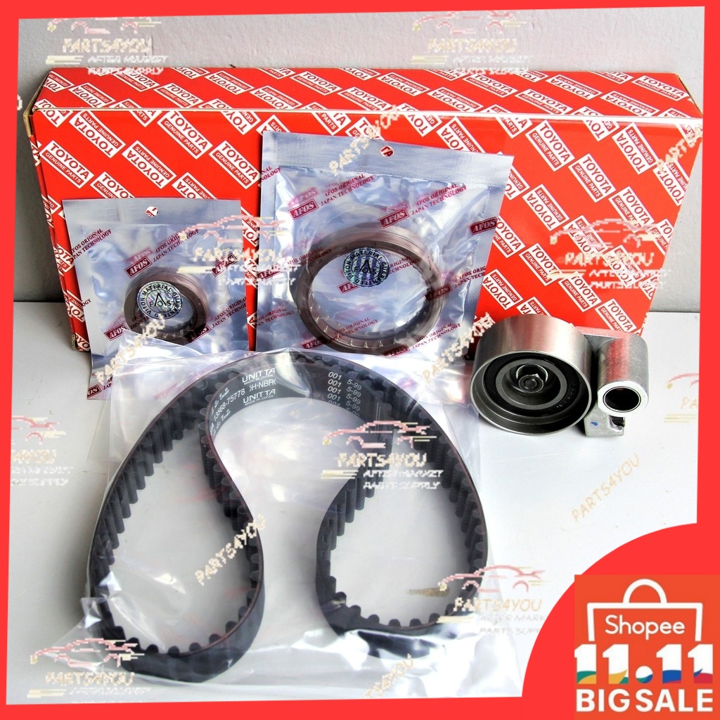 TOYOTA HILUX KUN25 KUN26 2.5L 2KD TIMING BELT KIT SET + WATER PUMP with