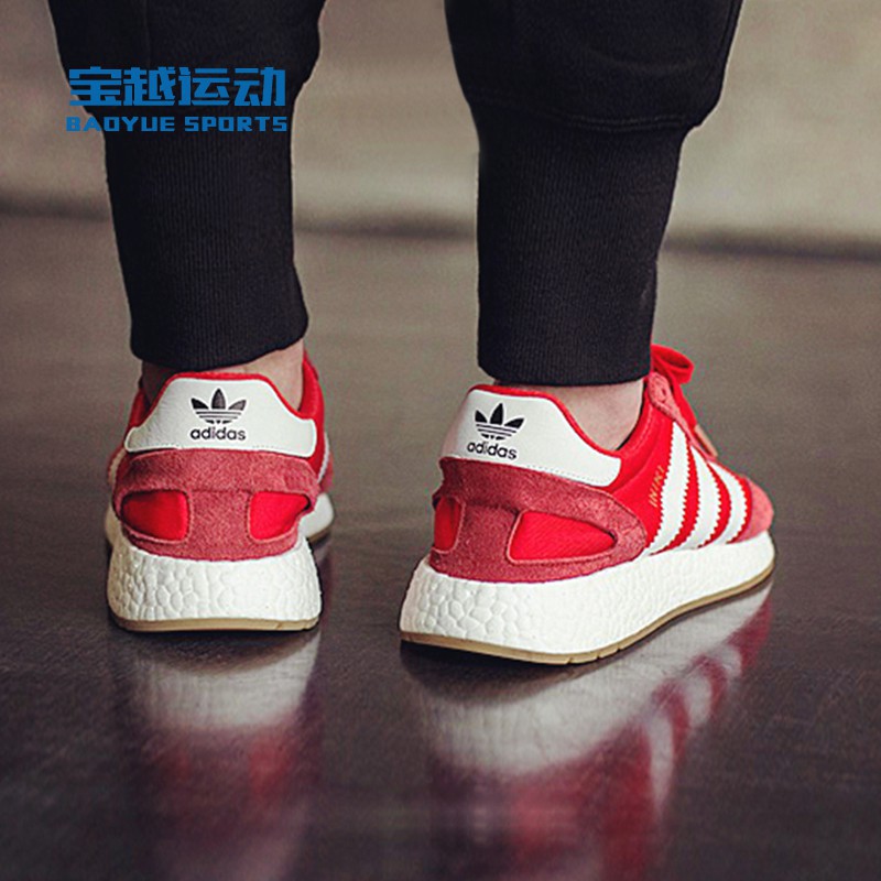 Adidas Iniki Runner Boost Blue Red Running Shoes BB2091 BB2092 | Shopee  Malaysia