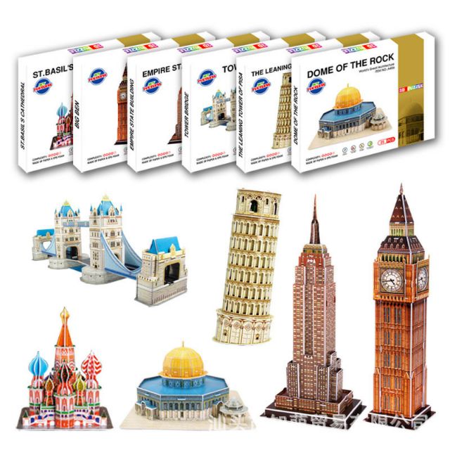 💥Offer💥City Building Tower City Line DlY Buliding 3D puzzle | Shopee ...