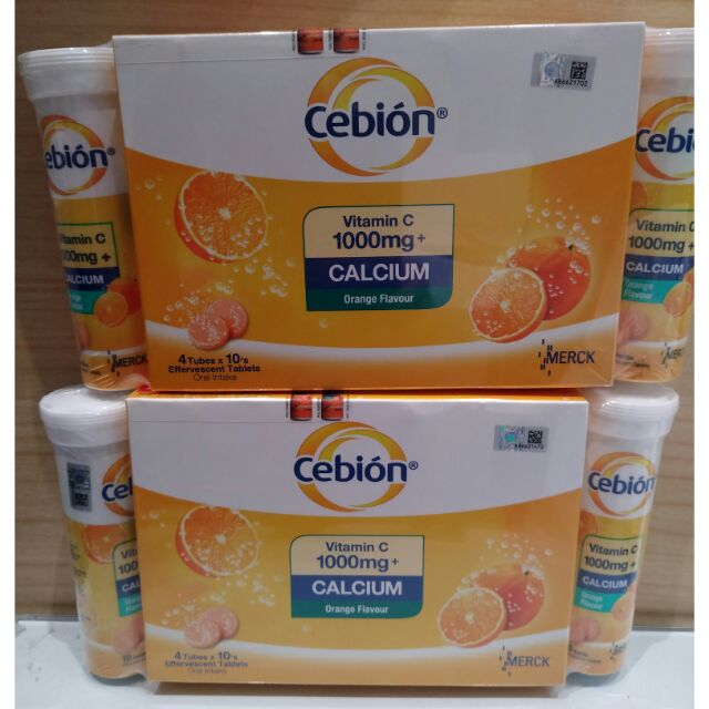 Cebion Effervescent Vitamin C 1000mg Calcium 40s Free s Shopee Malaysia