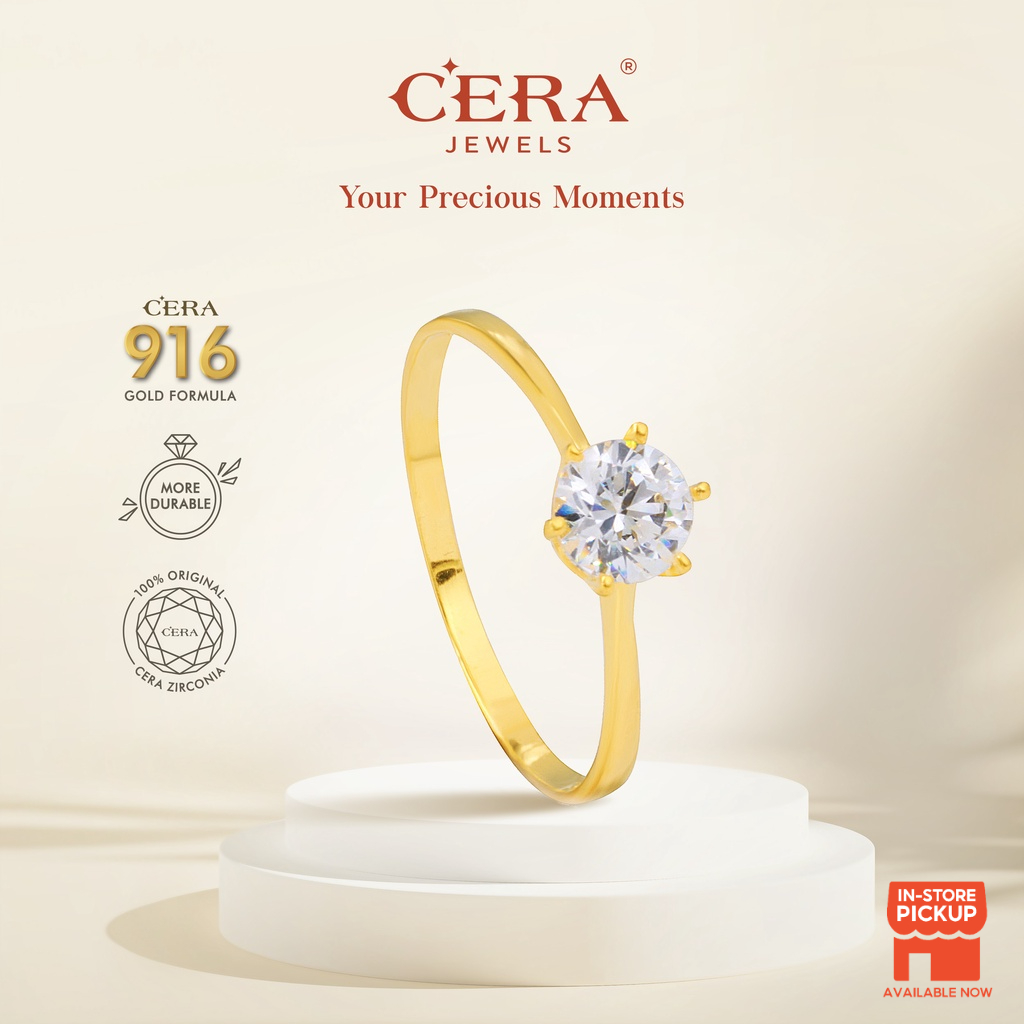 CERA 916  Gold The Adored Ring S9004