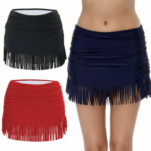 tummy control swim skirt