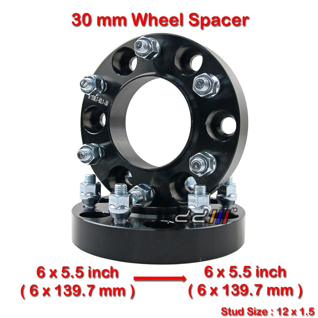 2Pcs Hub Centric Wheel Spacer 30mm 6x139.7 Ford Ranger T6 T7 T8 Wildtrak Raptor XLT Mazda BT50