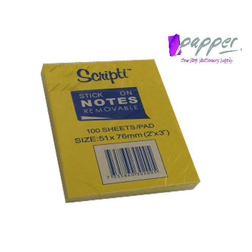 Scripti Stick On Notes Removable (2