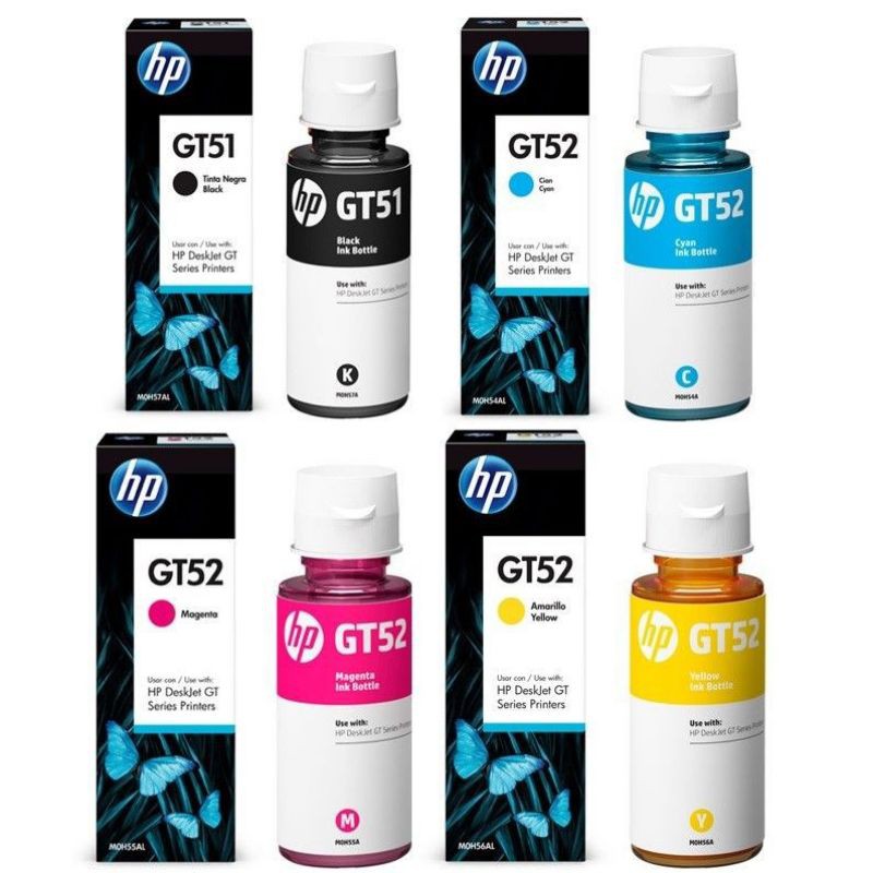 hp gt51 original black ink bottle