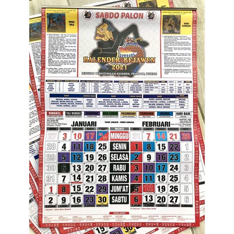 Featured image of post Kalender Jawa Weton Februari 2021 / Dalam budaya jawa hari pasaran dan wuku hari ini di gunakan untuk weton kelahiran atau mencari hari baik.