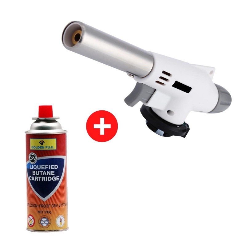 Golden Fuji Burner + Multipurpose Butane Burner Fire Blow Welding Torch Gun (Pembakar Emas/Uji Emas)