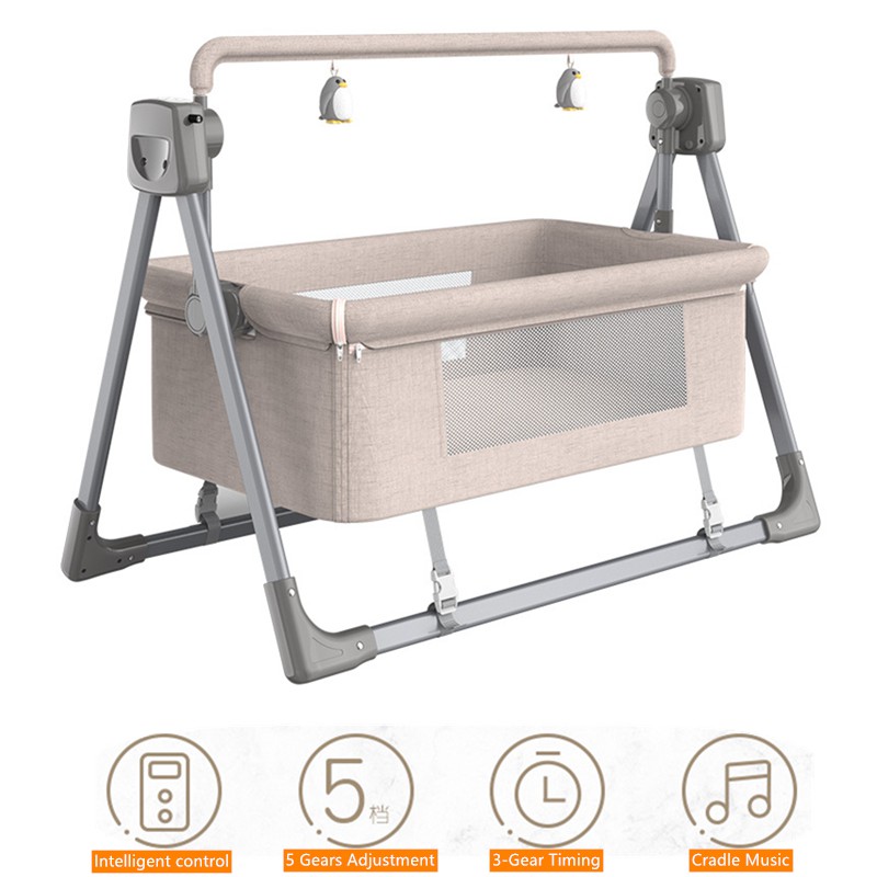 baby automatic swing cradle